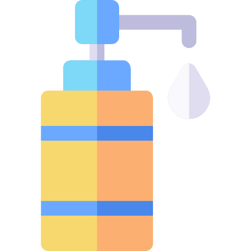 Soap dispenser liquid soap hand wash cleaning icon