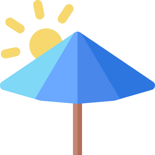 Sun umbrella umbrella sun summer icon