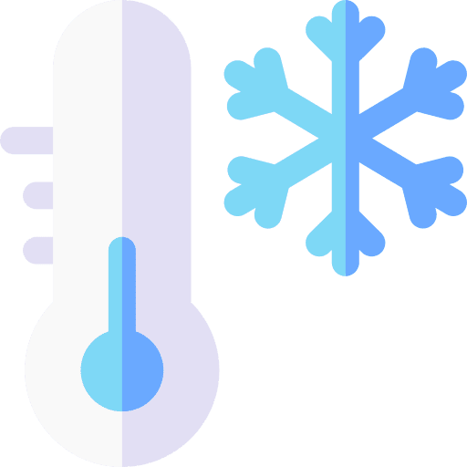 Thermometer degrees weather fahrenheit icon