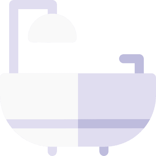 Bathtub wellness clean hygienic icon