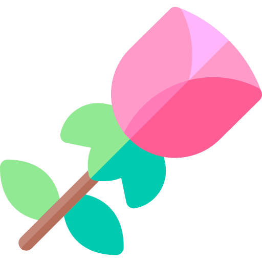 Flower blossom rose flower icon