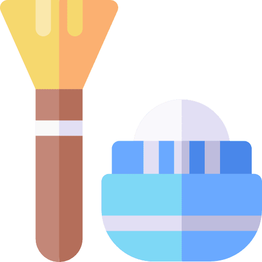 Cream brush cream cosmetics icon