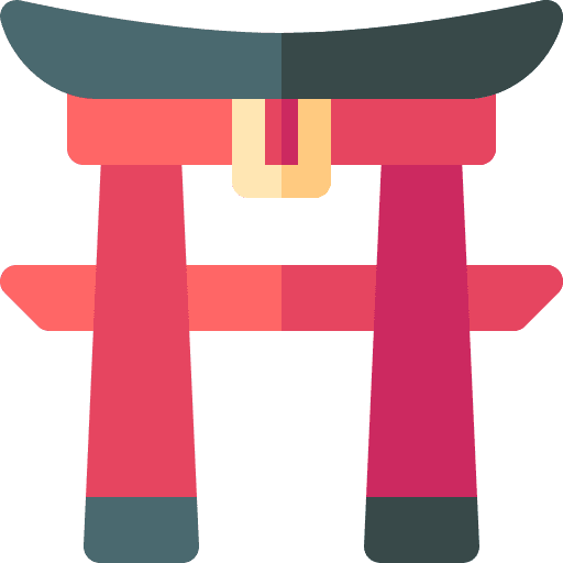 Torii religion spiritual belief icon