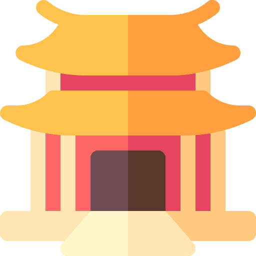 Temple of confucius monument architecture and city temple of confucius icon Temple of confucius monument architecture and city temple of confucius icon