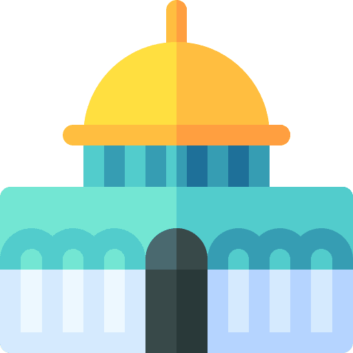 Jerusalem judaism monuments architecture and city icon Jerusalem judaism monuments architecture and city icon