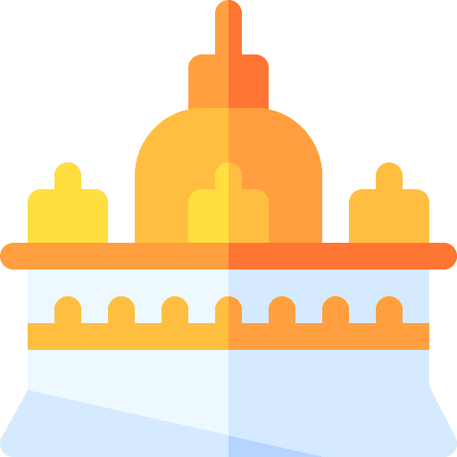 Wat saket wat saket landmark monuments icon Wat saket wat saket landmark monuments icon