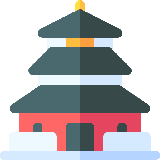 Temple of heaven architecture and city china building icon Temple of heaven architecture and city china building icon