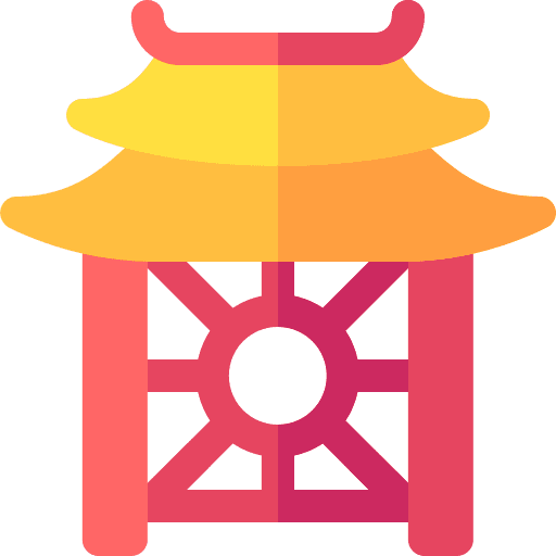 Temple of literature monuments architecture and city buildings icon Temple of literature monuments architecture and city buildings icon