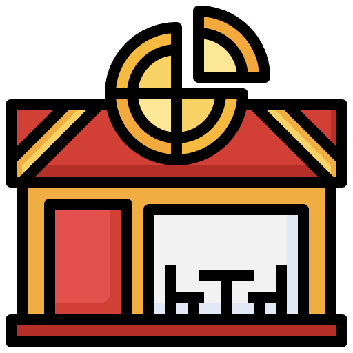 Pizza shop shop pizza mall icon