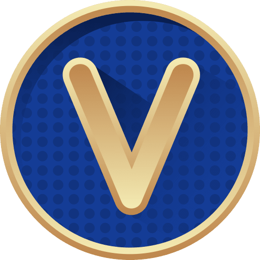 Letter v badges typography alphabet icon Letter v badges typography alphabet icon