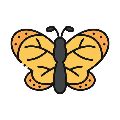 Butterfly animals butterfly bugs icon Butterfly animals butterfly bugs icon