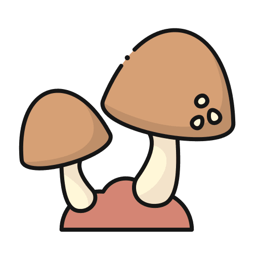 Mushroom food and restaurant vegetarian mushroom icon Mushroom food and restaurant vegetarian mushroom icon