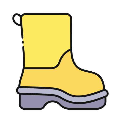 Rain boots boots footwear rainy icon