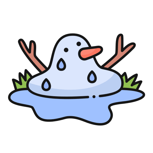 Thaw weather thaw nature icon