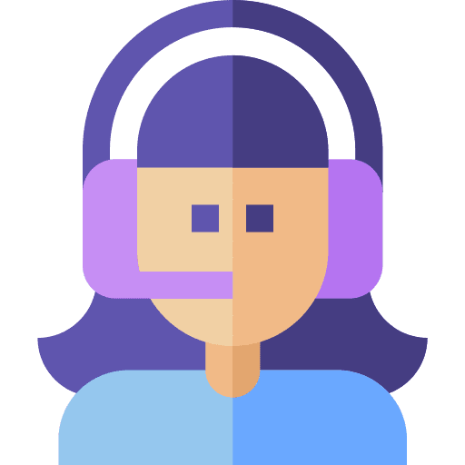 Call center agent user people woman icon