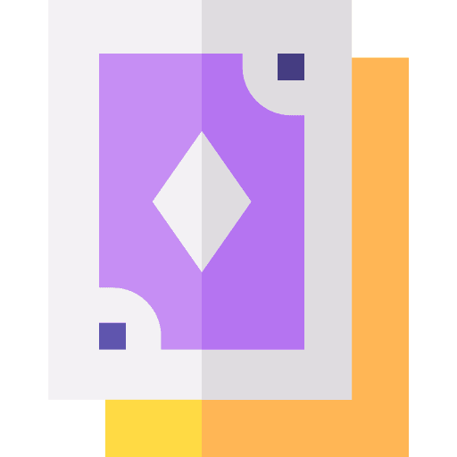Card games black jack gambling gaming icon