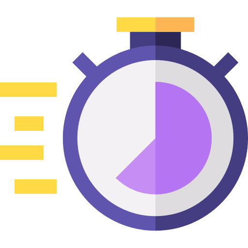 Chronometer speed countdown express icon