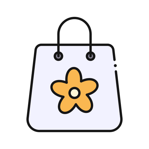 Shopping springtime shopping commerce and shopping icon Shopping springtime shopping commerce and shopping icon