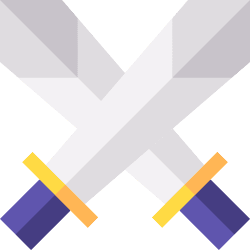 Swords fight swords war icon