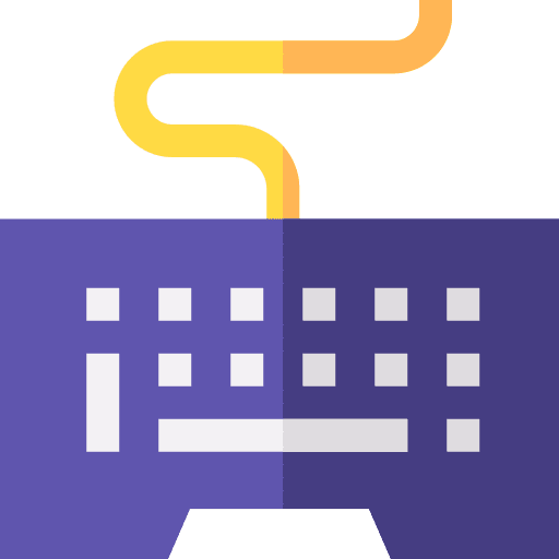 Keyboard hardware smart technology wireless keyboard icon Keyboard hardware smart technology wireless keyboard icon