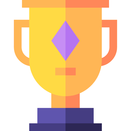 Trophy achievement sports and competition winner icon Trophy achievement sports and competition winner icon