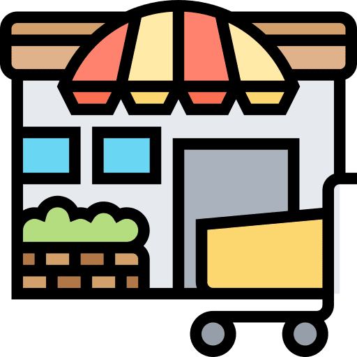Shop buildings shop store icon