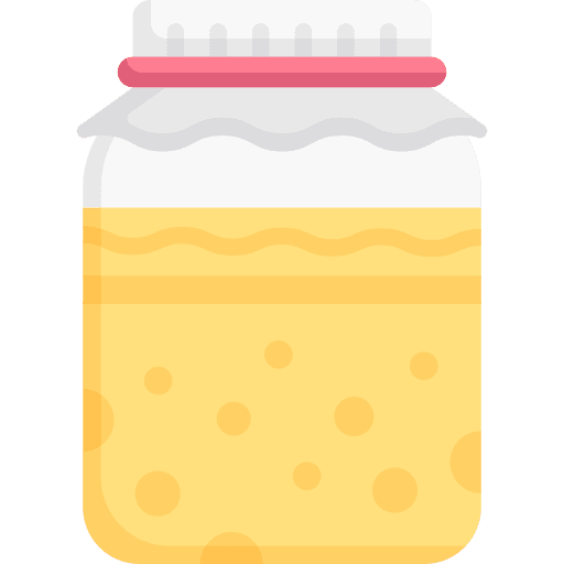 Kombucha beverage fermentation food and restaurant icon