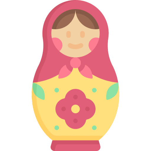 Matryoshka doll traditional cultures matryoshka doll icon