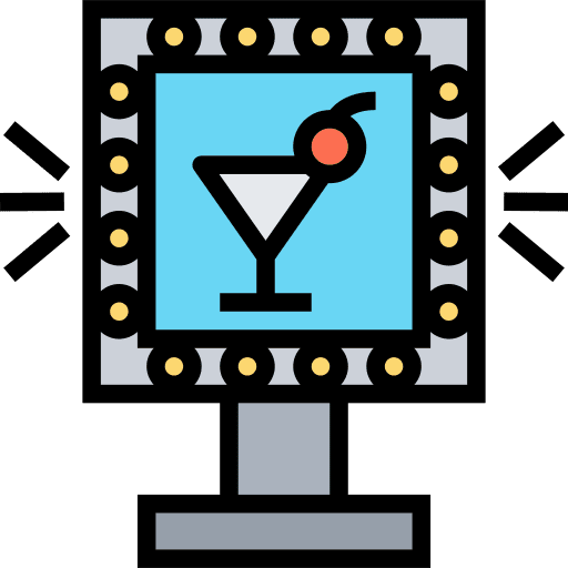 Neon sign neon sign cocktail signboard icon Neon sign neon sign cocktail signboard icon