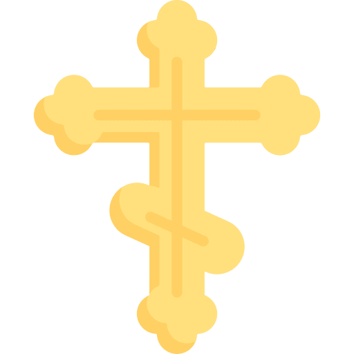 Orthodox cross religious cultures signs icon