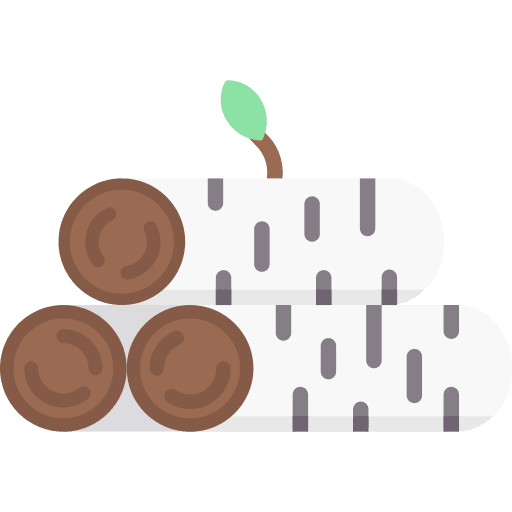Birch forest firewood wood icon Birch forest firewood wood icon