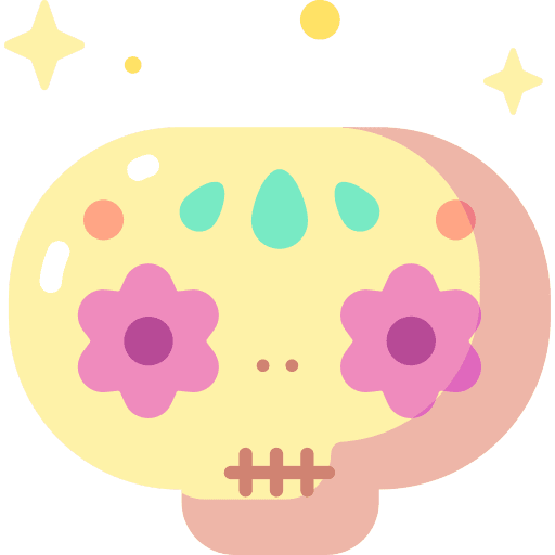 Skull mexican catrina skull icon Skull mexican catrina skull icon