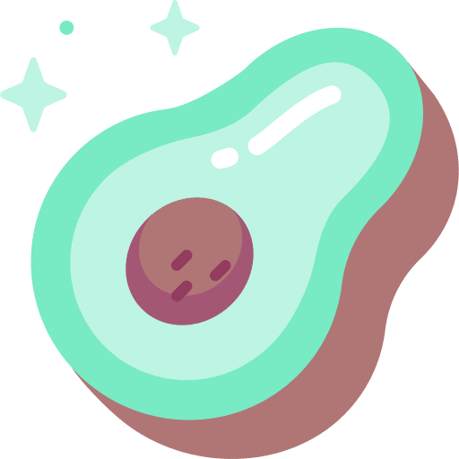 Avocado organic fruit food and restaurant icon Avocado organic fruit food and restaurant icon