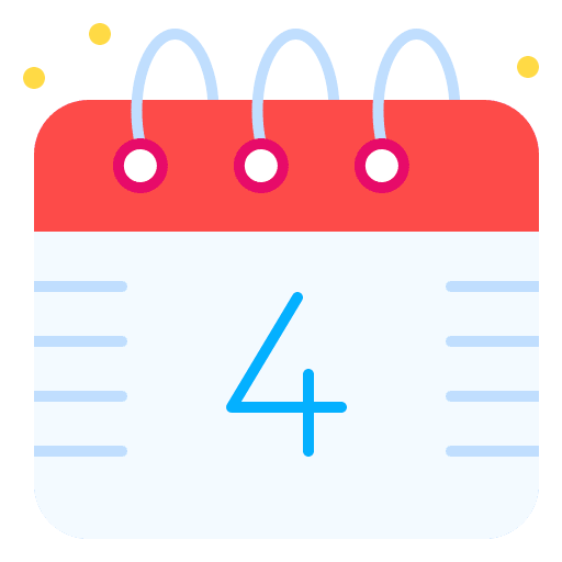 4th of july cultures celebration calendar icon