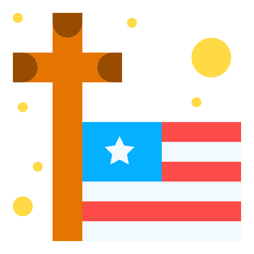 Catholic christian flag cultures icon