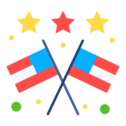 Flag star flag united states of america icon