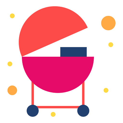 Barbecue food and restaurant grill equipment icon