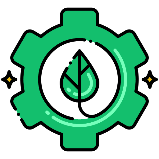 Green technology plug sustainability green technology icon