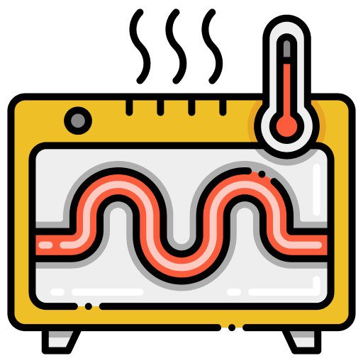 Air heater air heater air electronics icon