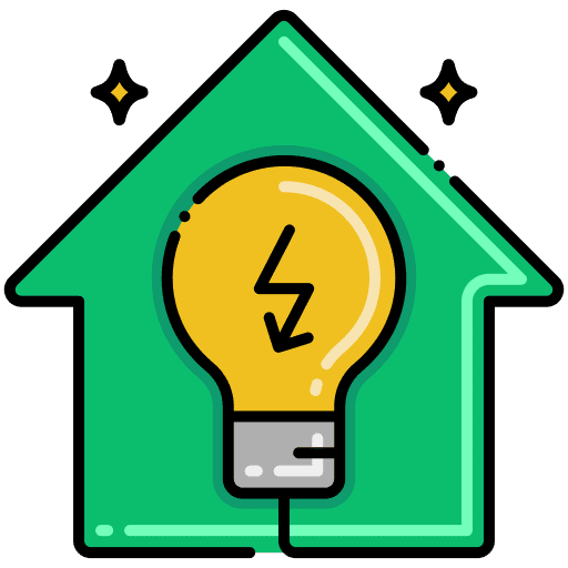 Low energy energy ecology real estate icon