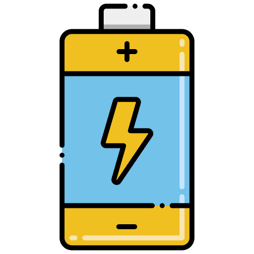 Battery battery status technology batteries icon