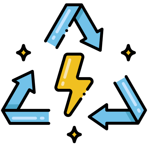 Clean power ecology and environment ecology icon