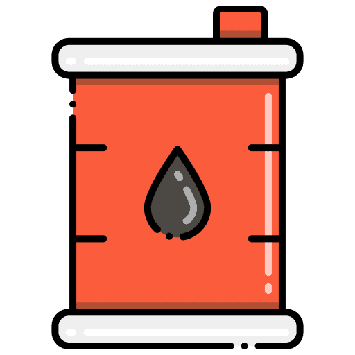 Oil barrel transport petroleum tank icon