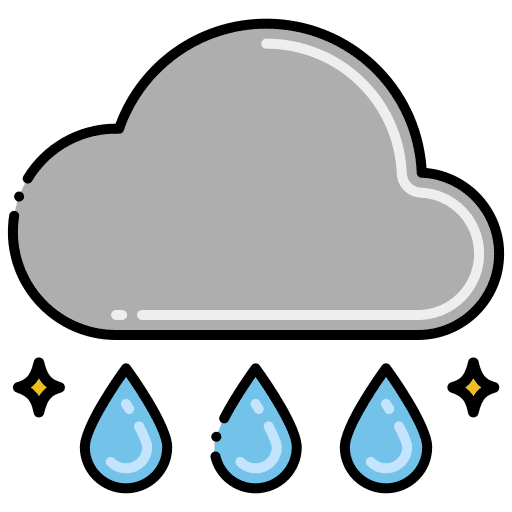 Rain raining rain drop icon