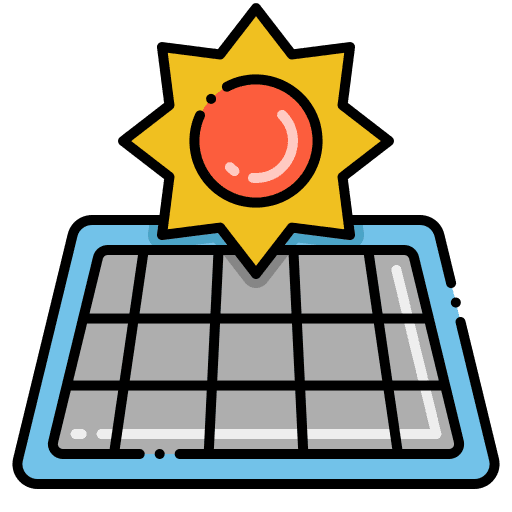 Solar panel power renewable energy solar panels icon