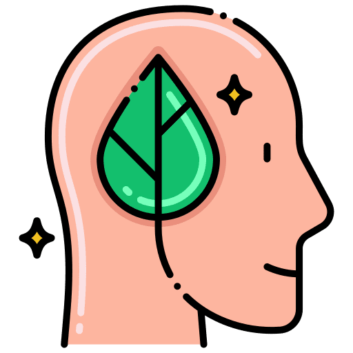 Think green think green green ecology and environment icon