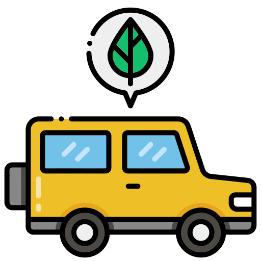 Transportation transporting ecology and environment vehicles icon