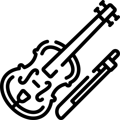 Violin string instrument violin orchestra icon