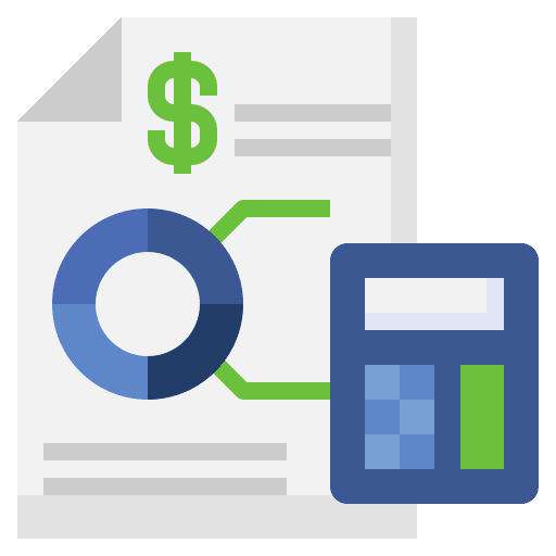 Budget accountant business and finance accounting icon