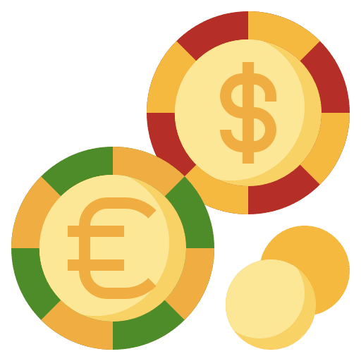 Coin currency business business and finance icon Coin currency business business and finance icon